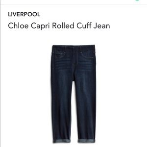 Chloe Capri Rolled Cuff Jean “the Crop”